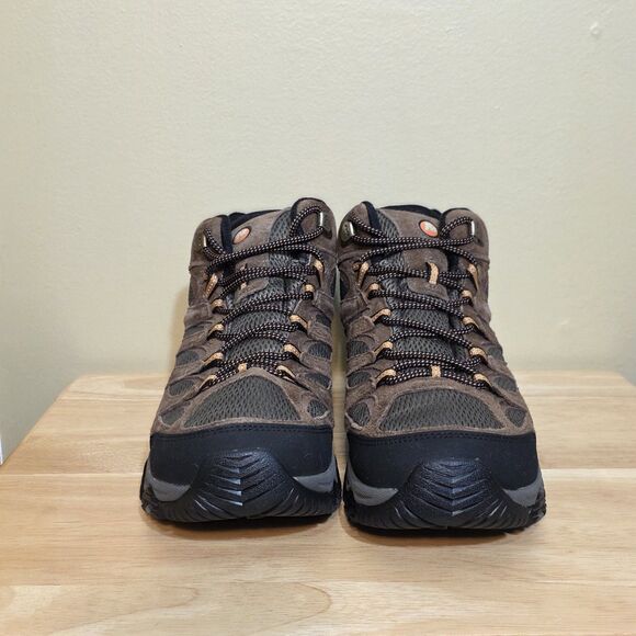 Merrell Moab 3 Mid Wide Waterproof Hiking Boots Earth Brown J035839W Men\'s 9 W main image 3